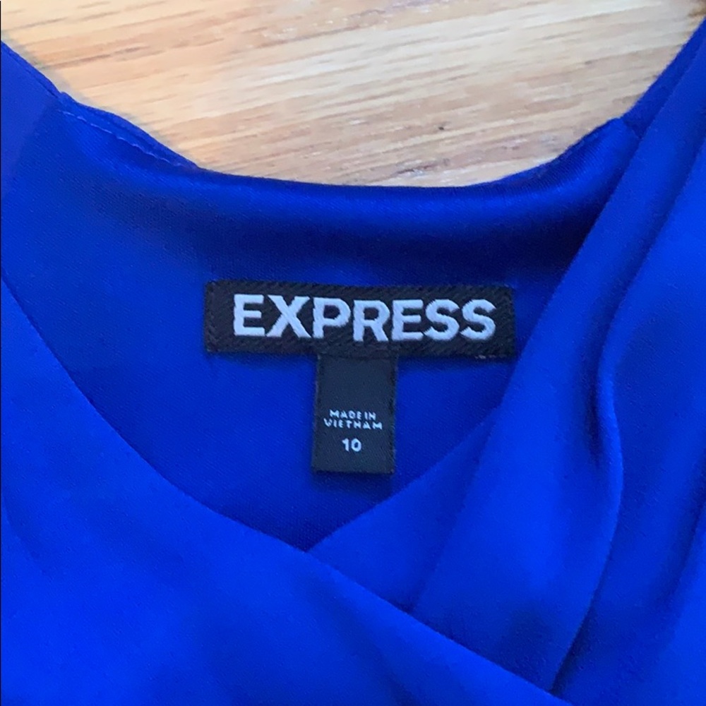 Express Blue Mini Dress - Picture 2 of 3